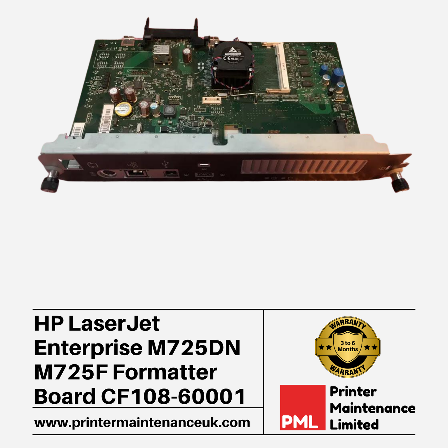 HP LaserJet M725 Formatter Board - CF108-60001