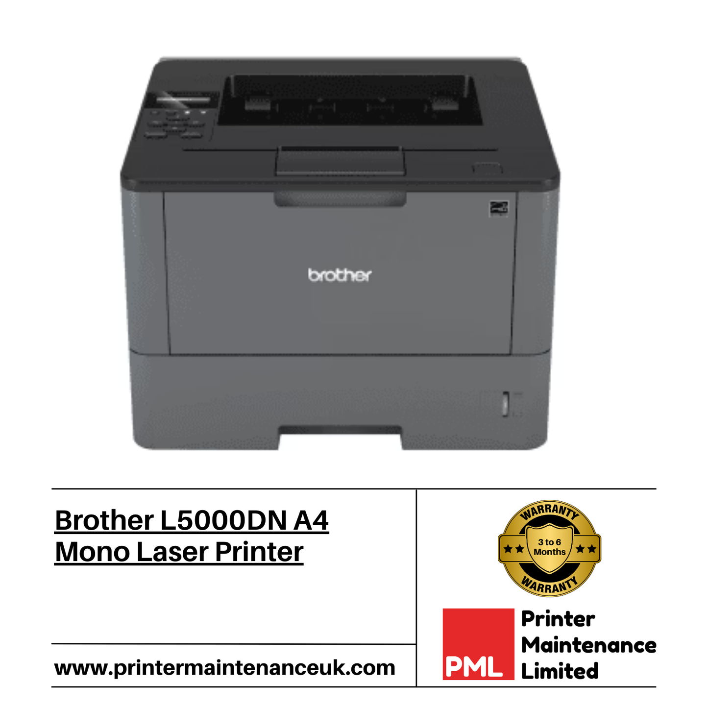 Brother L5000DN A4 Mono Laser Printer