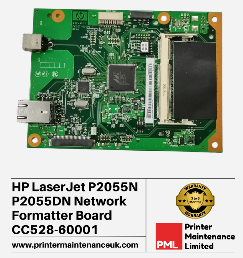 HP LaserJet P2055DN Formatter Board - CC528-60001