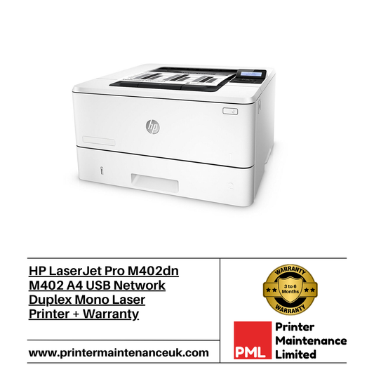 HP LaserJet Pro M402DN M402 A4 USB Network Duplex Mono Laser Printer + Warranty