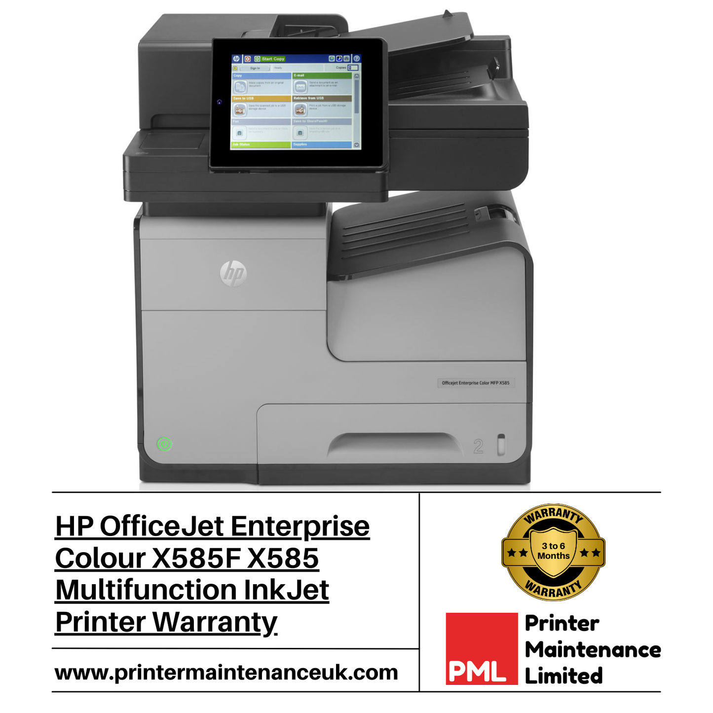 HP Officejet Enterprise Colour X585F MFP