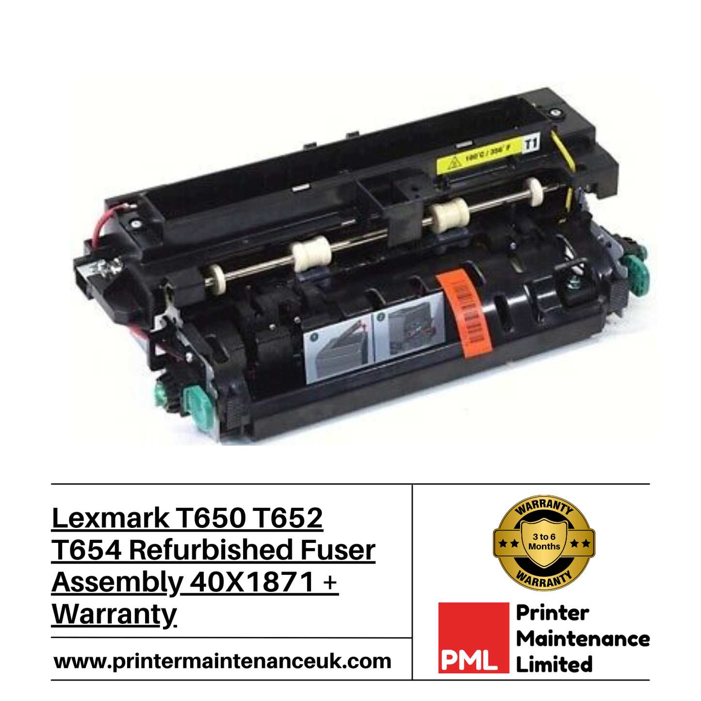 Lexmark T650 T652 T654 Fuser Assembly - 40X1871