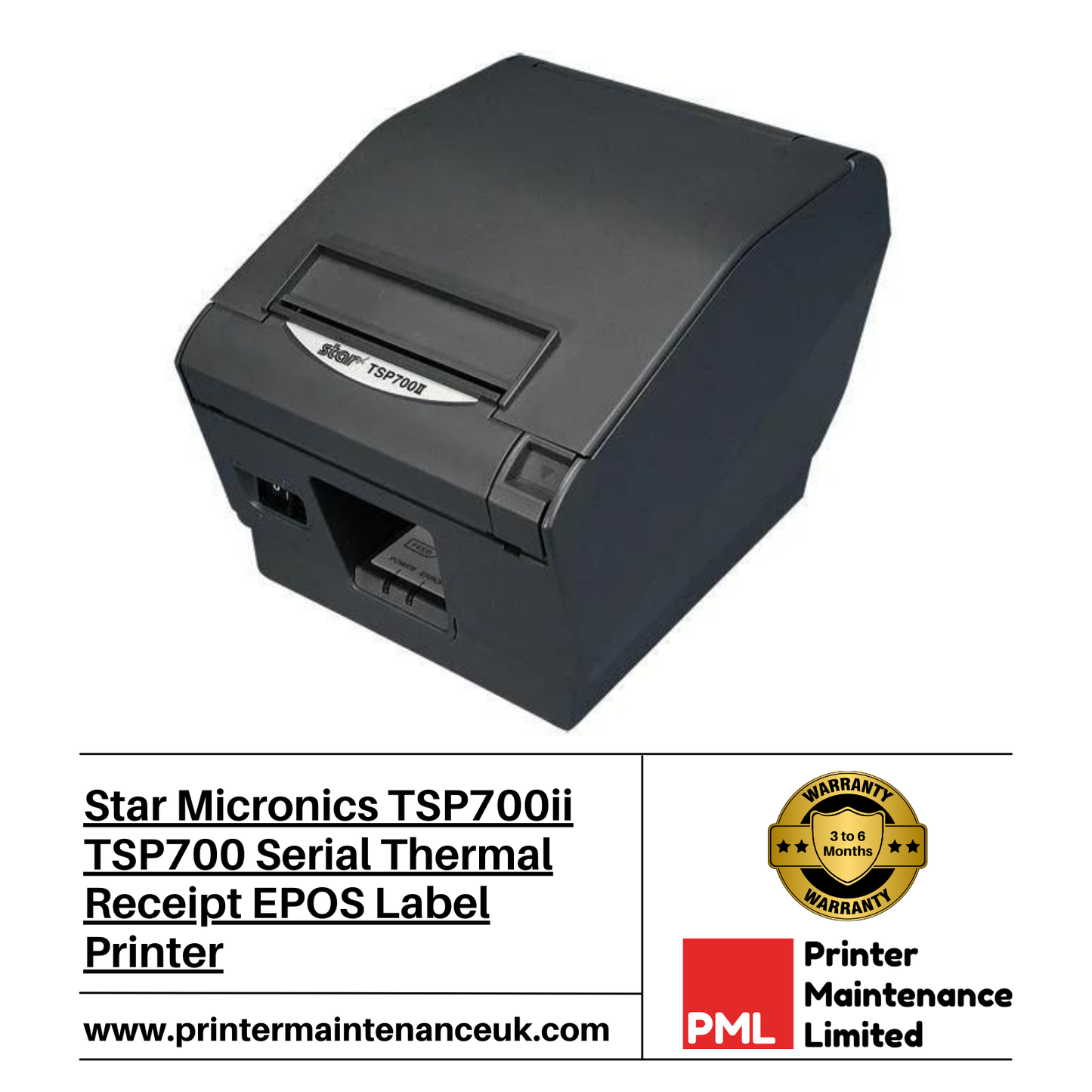 Star Micronics TSP700ii TSP700 Serial Thermal Receipt EPOS Label Printer