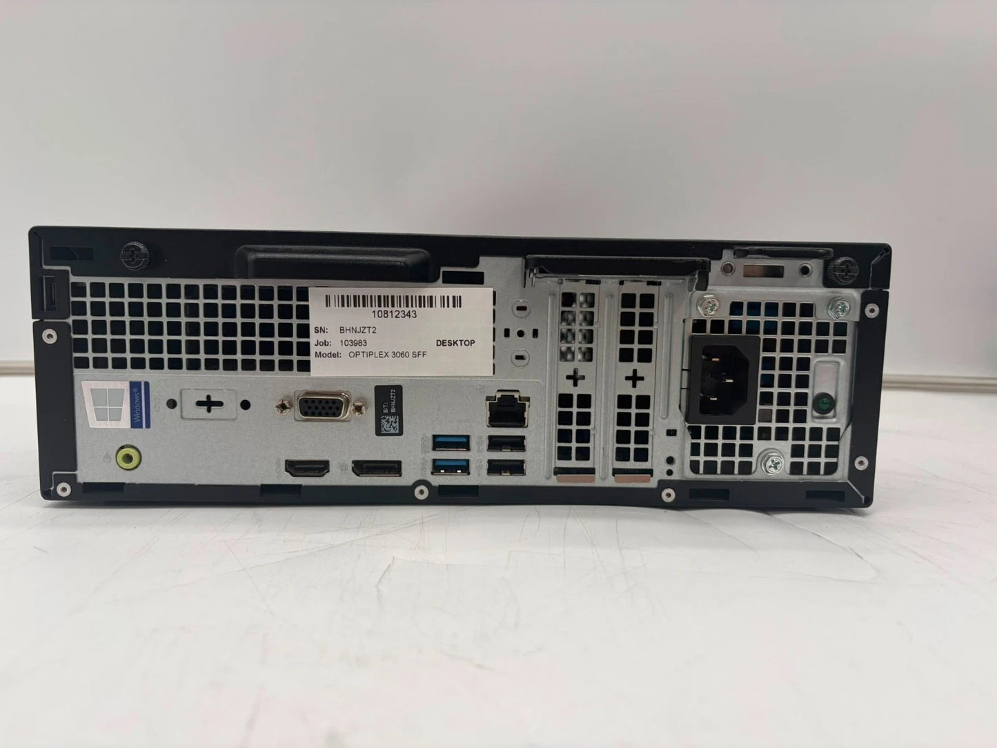 Dell OptiPlex 3060 SFF 3.60GHz i3-8100 Processor 8GB RAM 500GB HDD Grade B