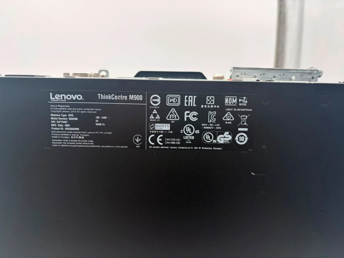 Lenovo ThinkCentre M900 Tiny PC 3.40GHz i7-6700 256GB Grade B