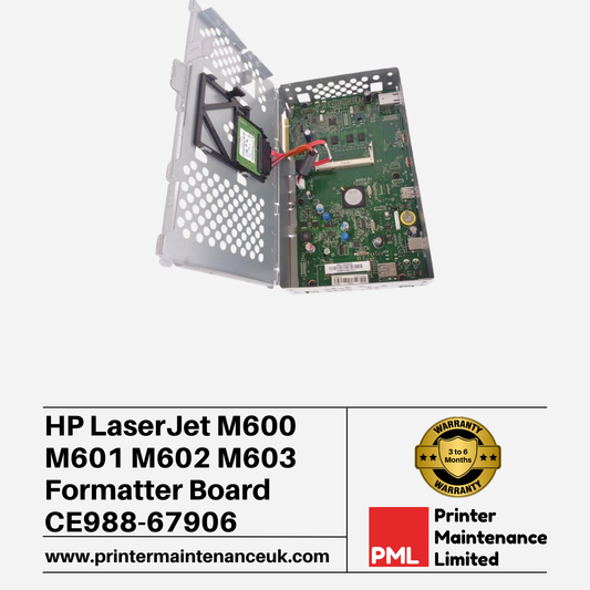 HP M601 M602 Main Logic Formatter Board - CE988-67906