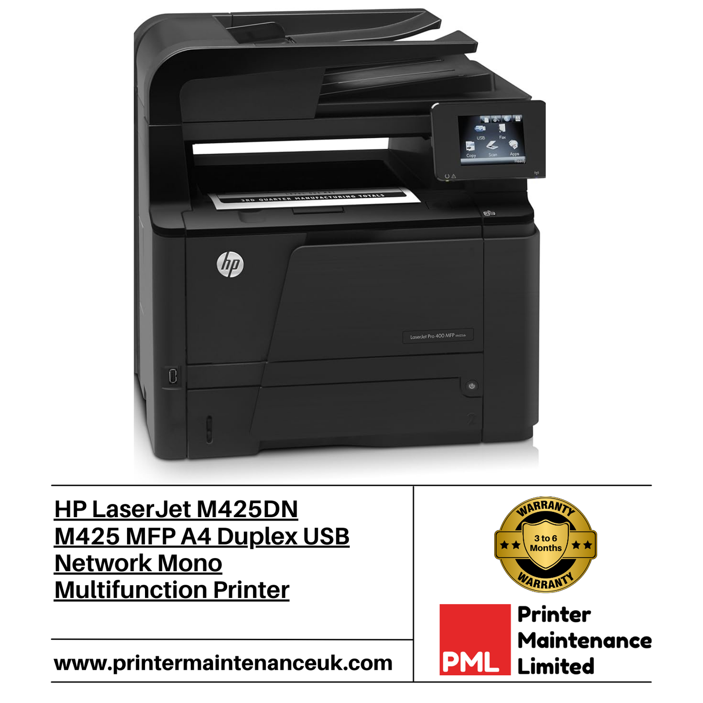 HP LaserJet M425DN MFP