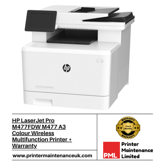 HP LaserJet Pro M477FDW M477 A3 Colour Wireless Multifunction Printer + Warranty