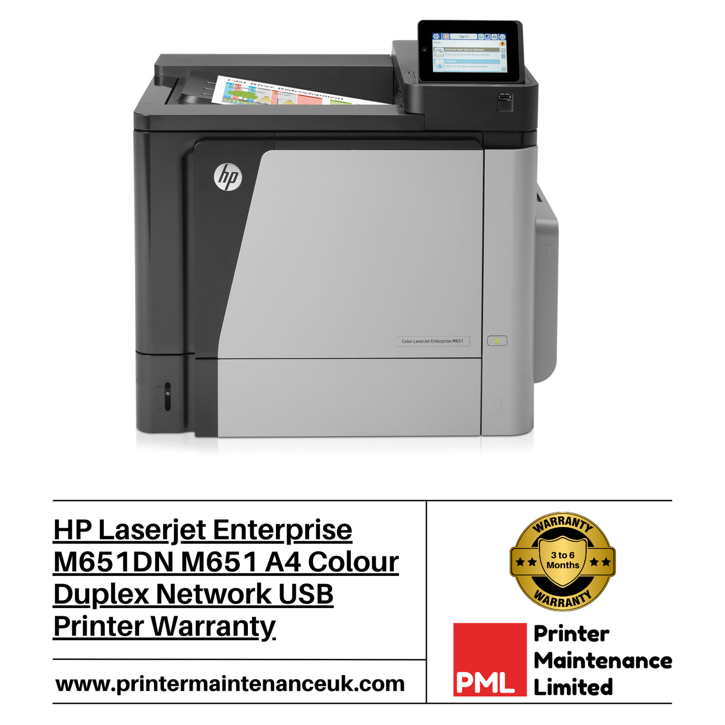 HP LaserJet Enterprise M651DN