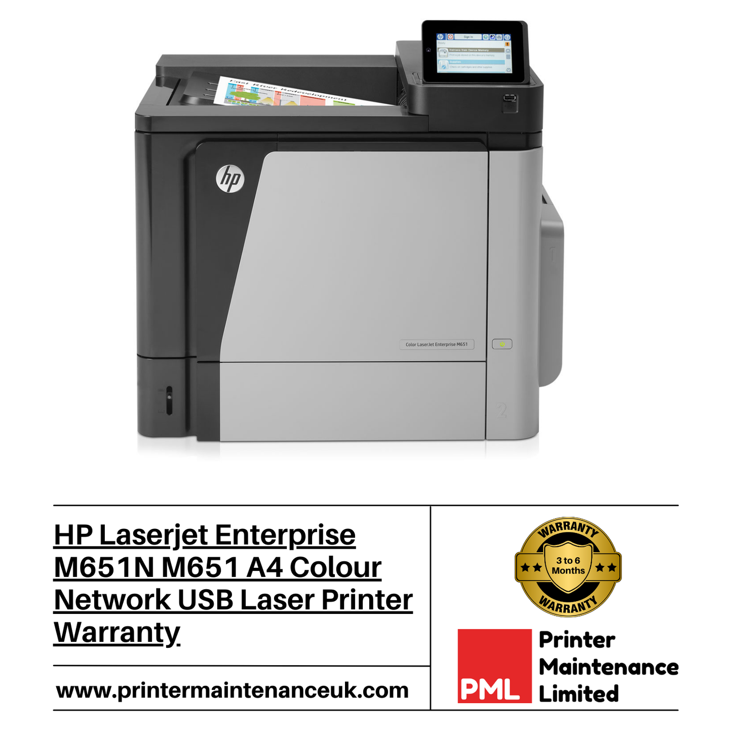 HP LaserJet Enterprise M651N