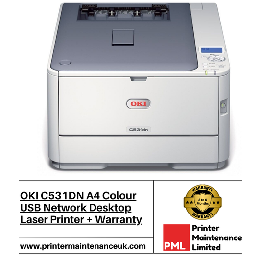 OKI C531DN A4 Colour USB Network Desktop Laser Printer + Warranty