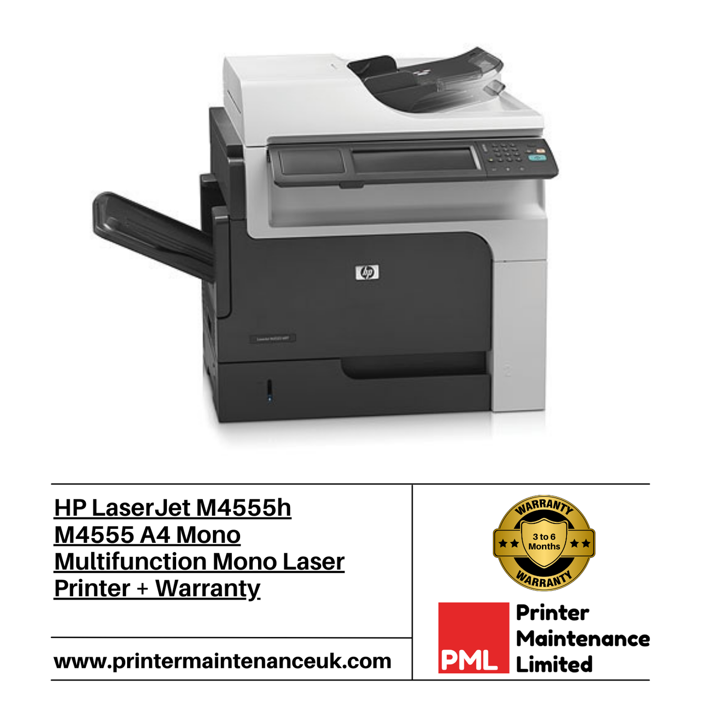 HP LaserJet M4555H A4 Multifunction Printer