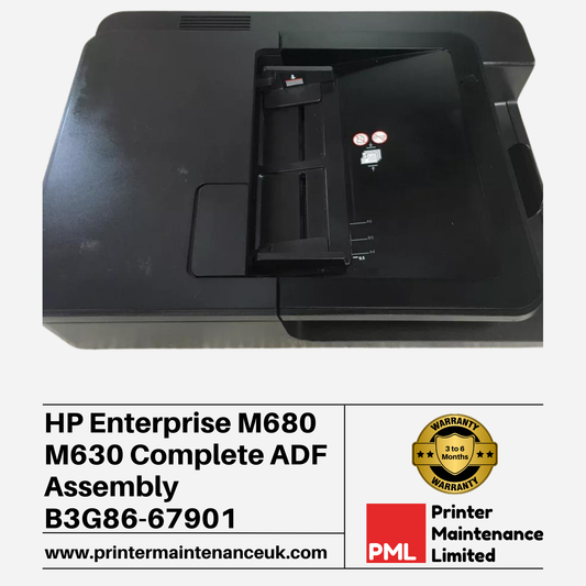 HP M680 M630 Complete ADF Assembly - B3G86-67901