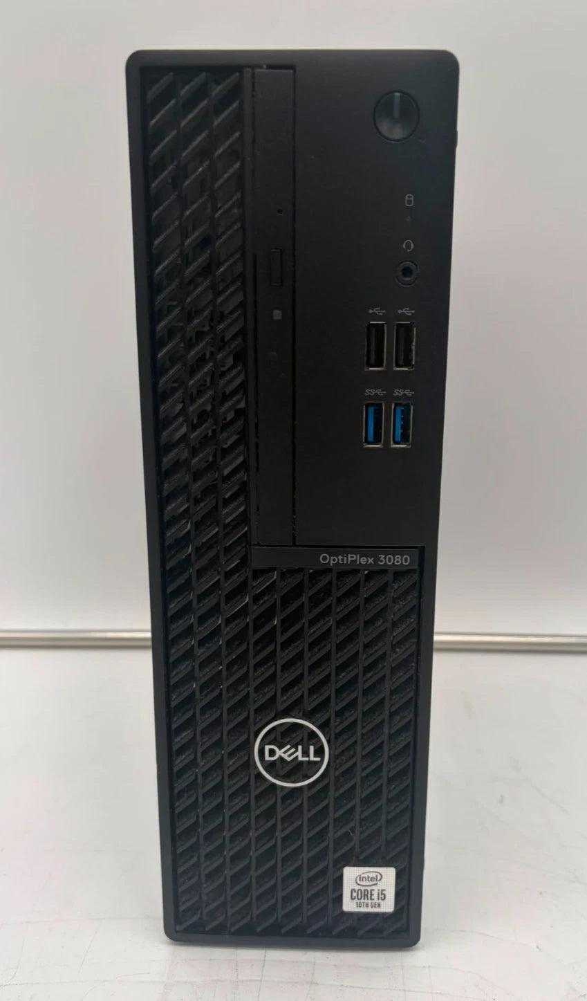 Dell OptiPlex 3080 SFF D15S 3.10GHz i5-10500 Processor 8GB RAM 256GB HDD Grade B