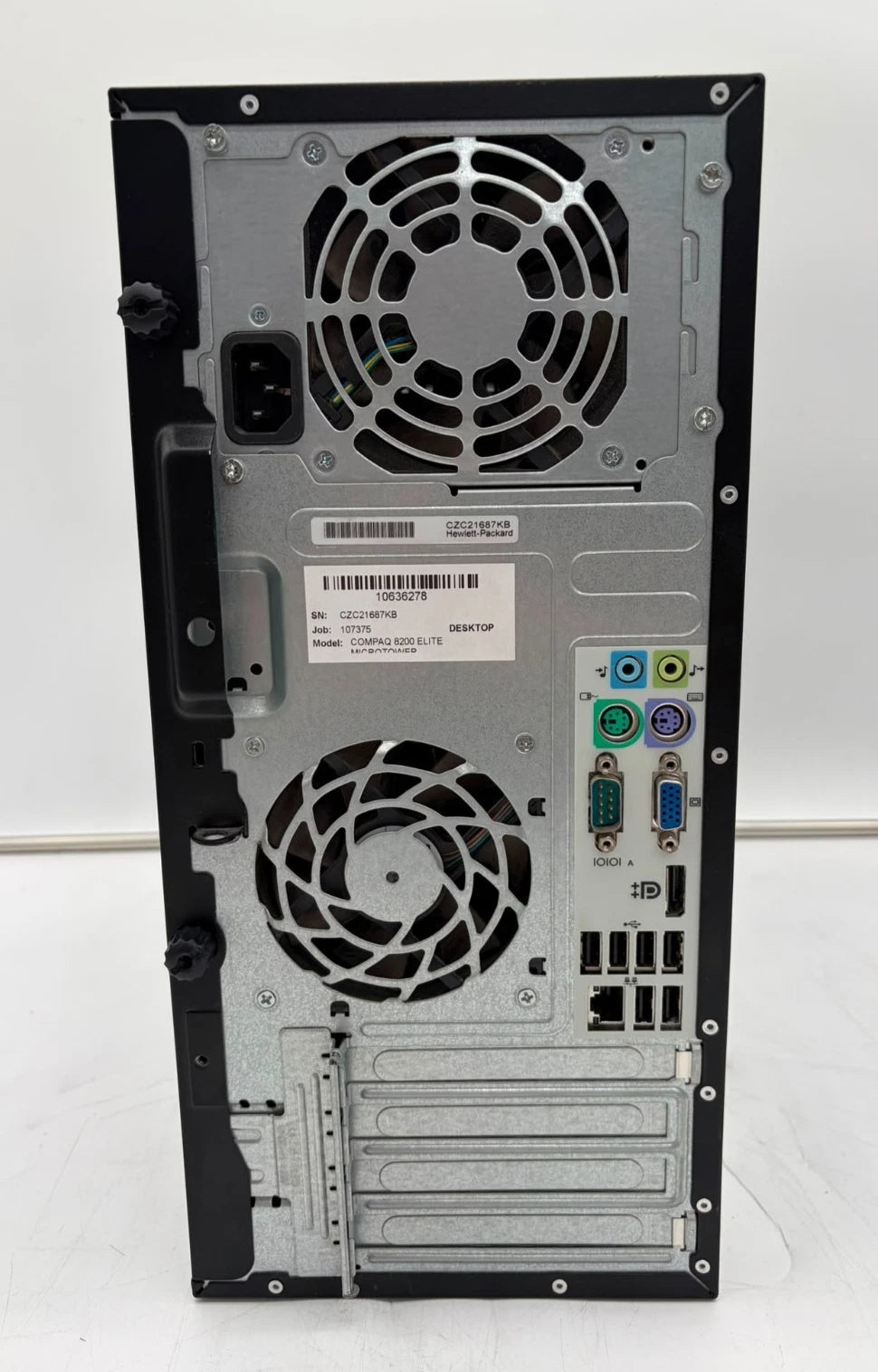 HP Compaq 8200 Elite Microtower 3.10GHz CPU i5-2400 4GB RAM 250GB HDD Grade B